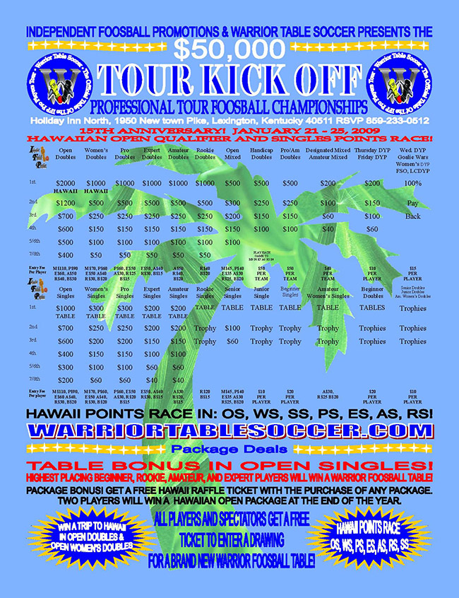 Tour Kickoff PDF Flyer