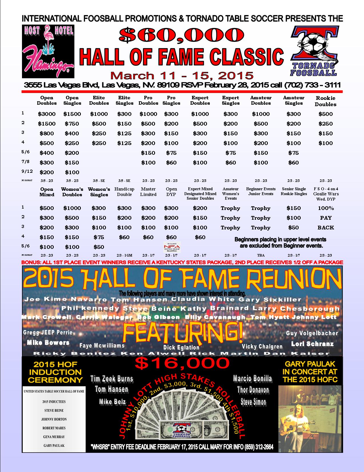Hall Of Fame Classic Flyer