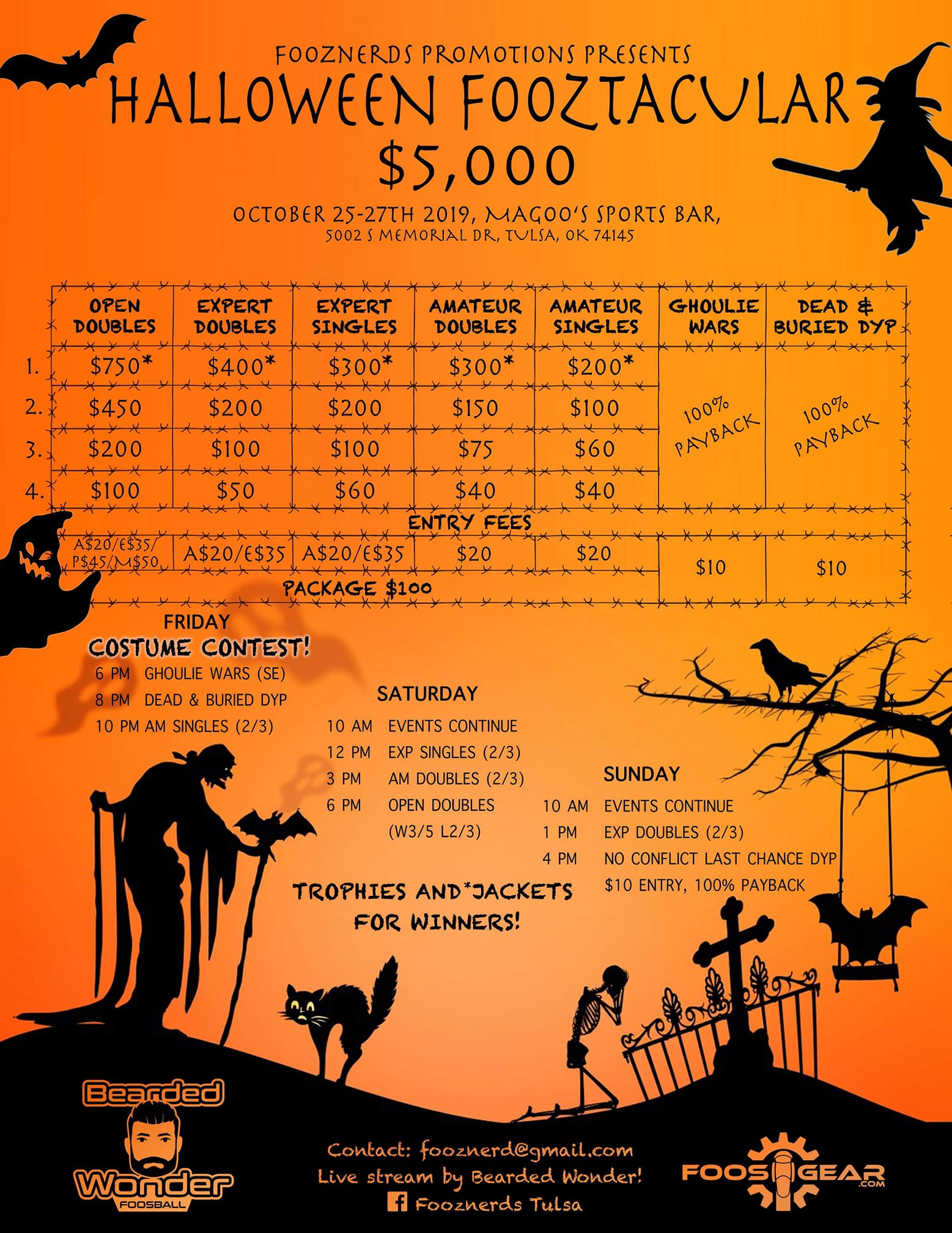Halloween Fooztacular flyer